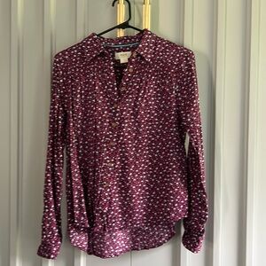 Maeve from Anthro Button Up Floral Shirt